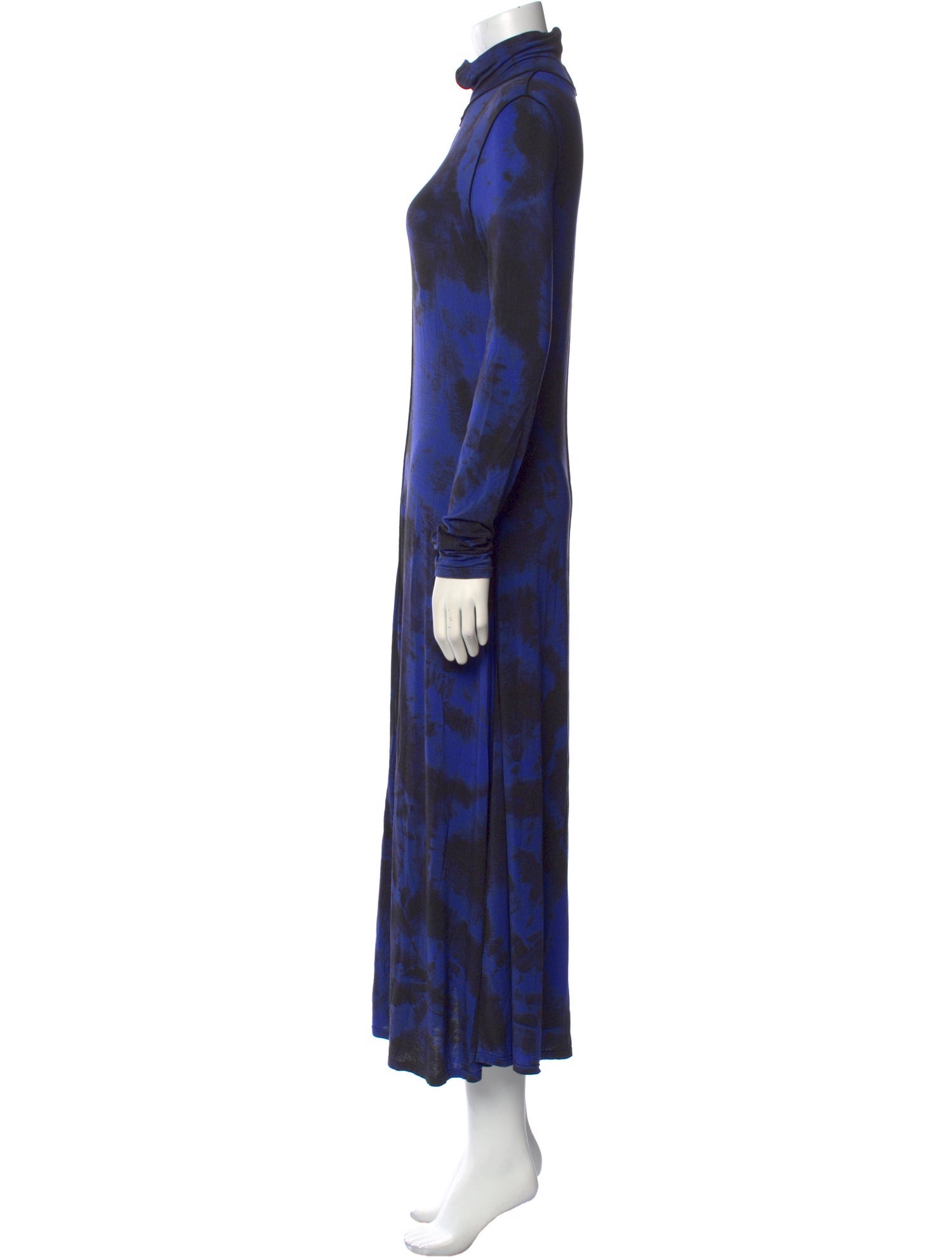 Proenza Schouler Tie-Dye Print Long Dress